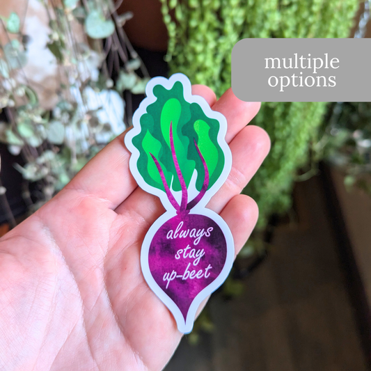 Always Stay Up-beet Sticker or Magnet