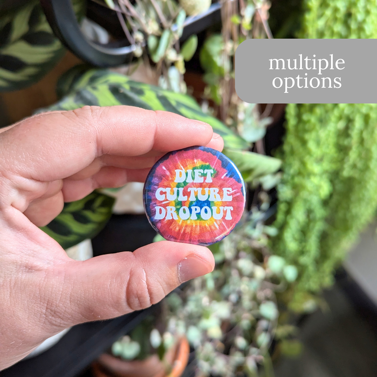 Diet Culture Dropout Button or Magnet