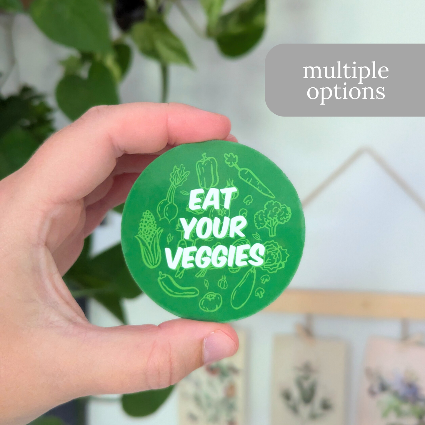 Eat Your Veggies Sticker or Magnet