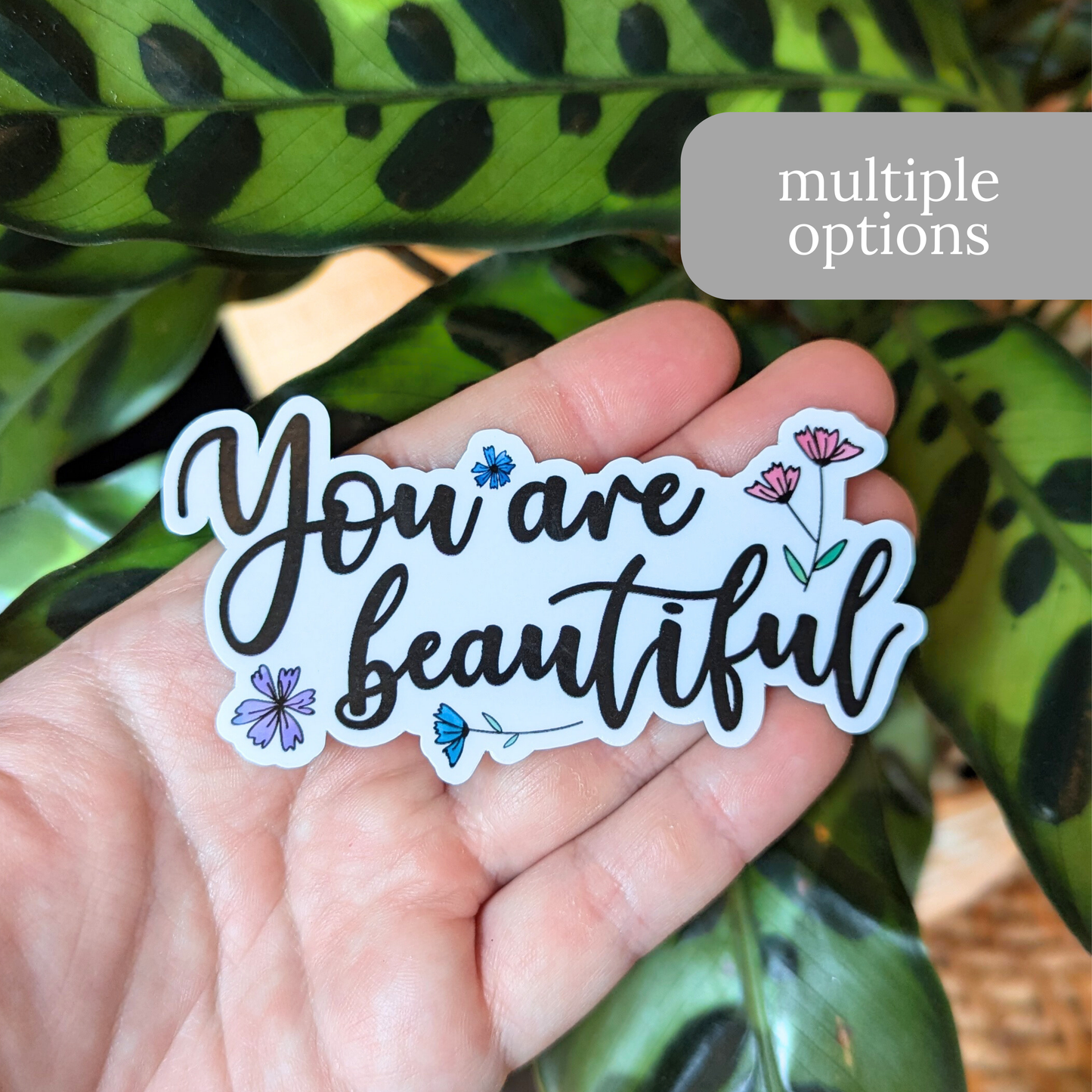 You are Beautiful Sticker or Magnet