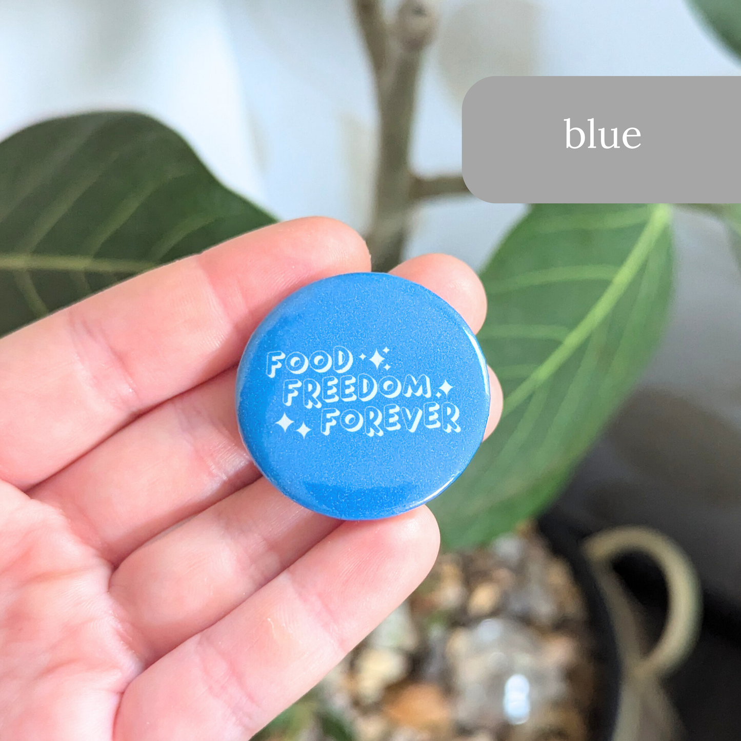 Food Freedom Forever Button or Magnet