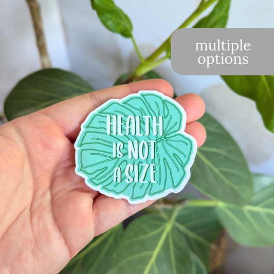 Health is Not a Size Sticker or Magnet