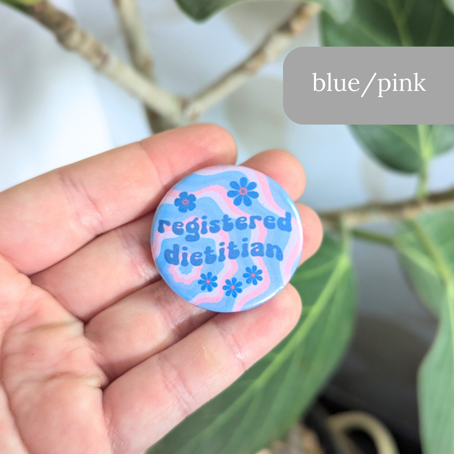 Registered Dietitian Button or Magnet