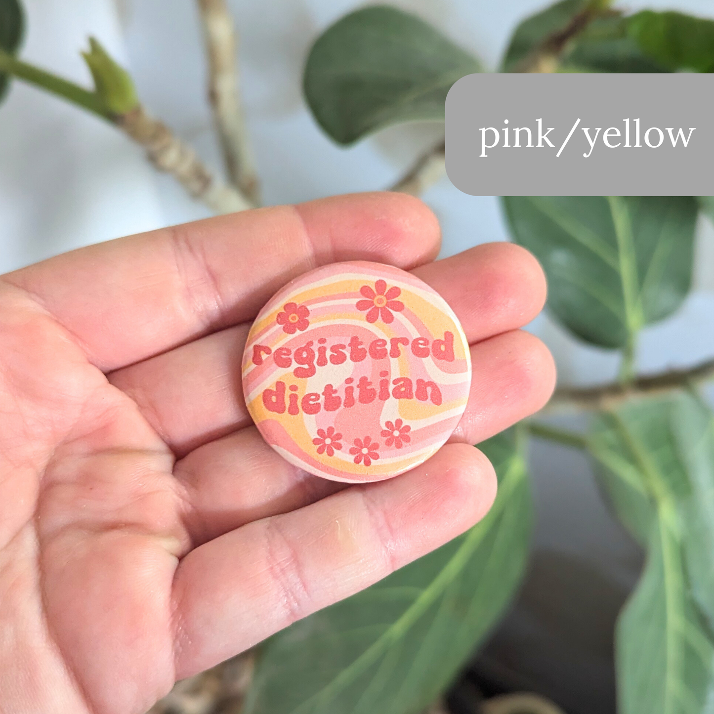 Registered Dietitian Button or Magnet