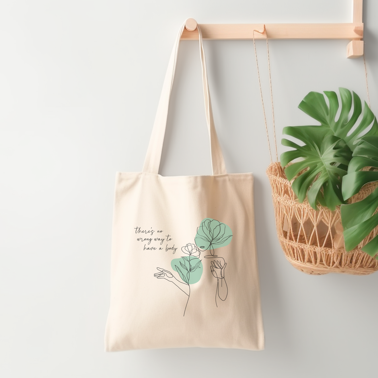 There's No Wrong Way to Have a Body Tote Bag